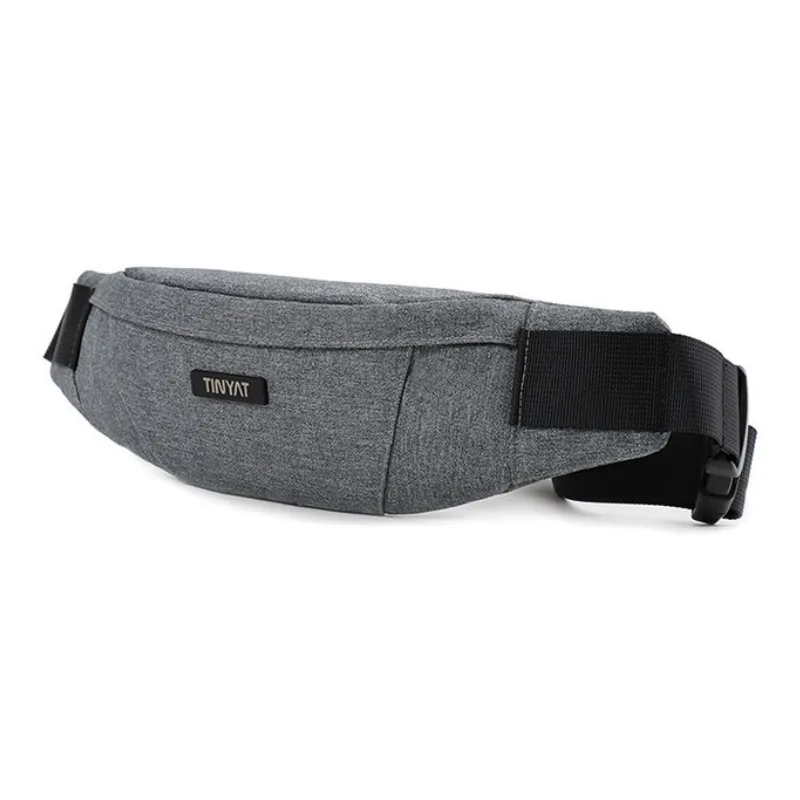 TINYAT Polyester Cell Phone Pouch Fanny Pack Cycling Bag Crossbody Bag Shoulder Bag Trumpets Unisex Gray/Blue/Black-0