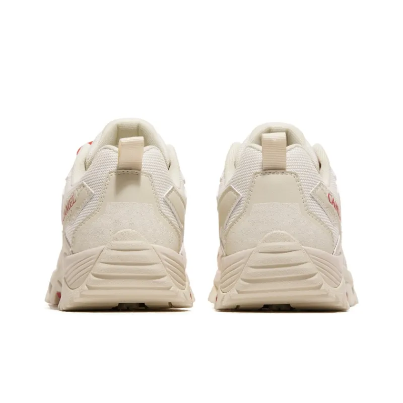 CAMEL Kunlun Mountain 2.0 Low-Top Outdoor Shoes Women's Beige White Red-4