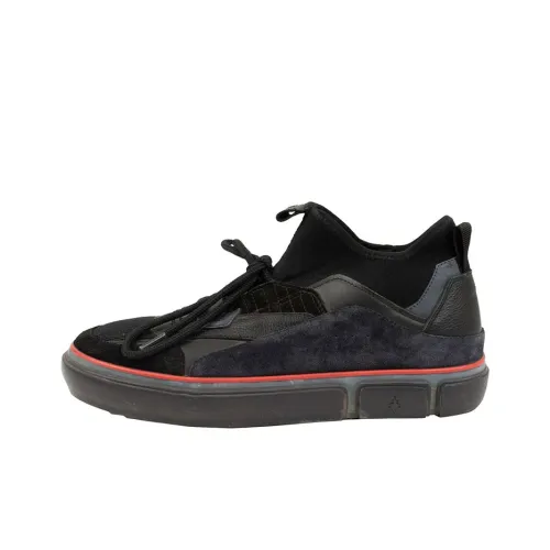 Marcelo Burlon Skateboard Shoes Men Low-Top Black