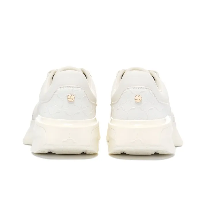 LI NING 1990 Xuanji Cushioning Wear Resistant Low Top Running Shoes Men's Ecru-3
