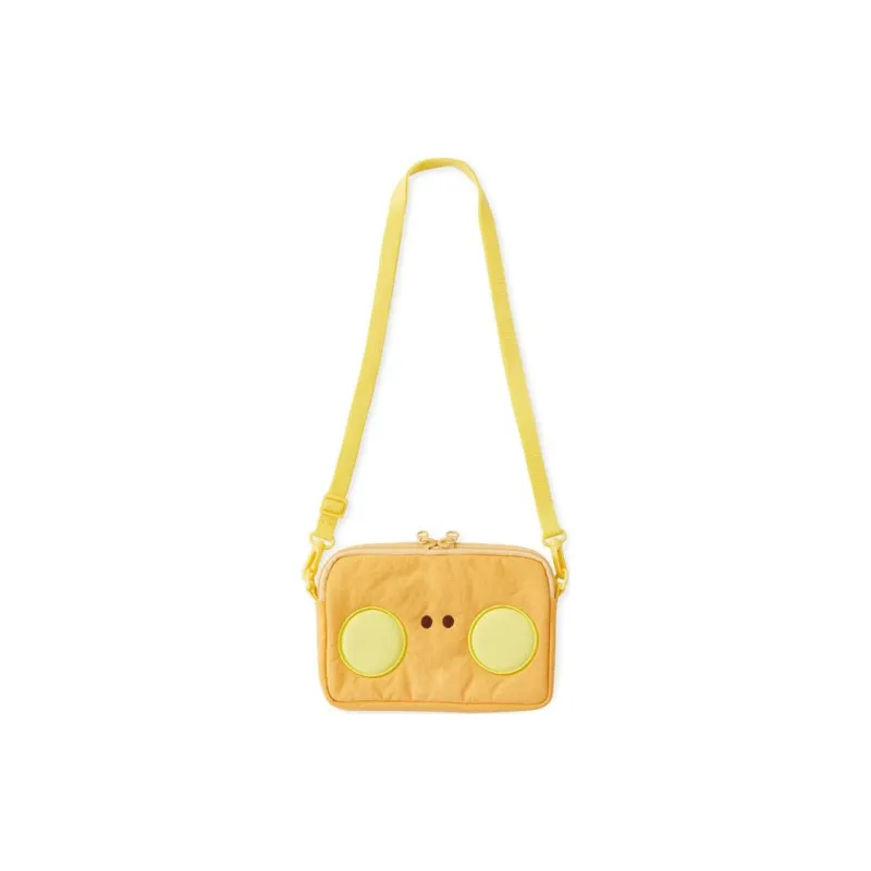 LINE FRIENDS BT21 Nylon Portable Crossbody Bag, Shoulder Bag Regular Unisex Yellow-1