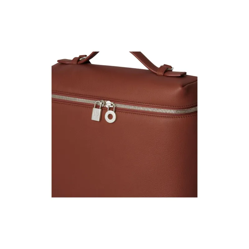 Loro Piana ExtraPocket Calfskin Handheld Backpack Women's Brown-3
