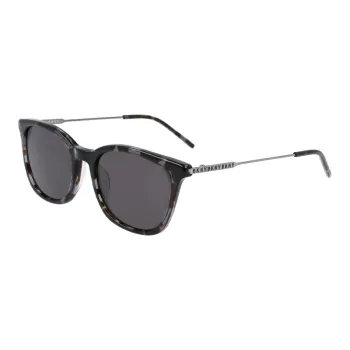 DKNY Acetate Irregular Shape Sunglasses Unisex Black