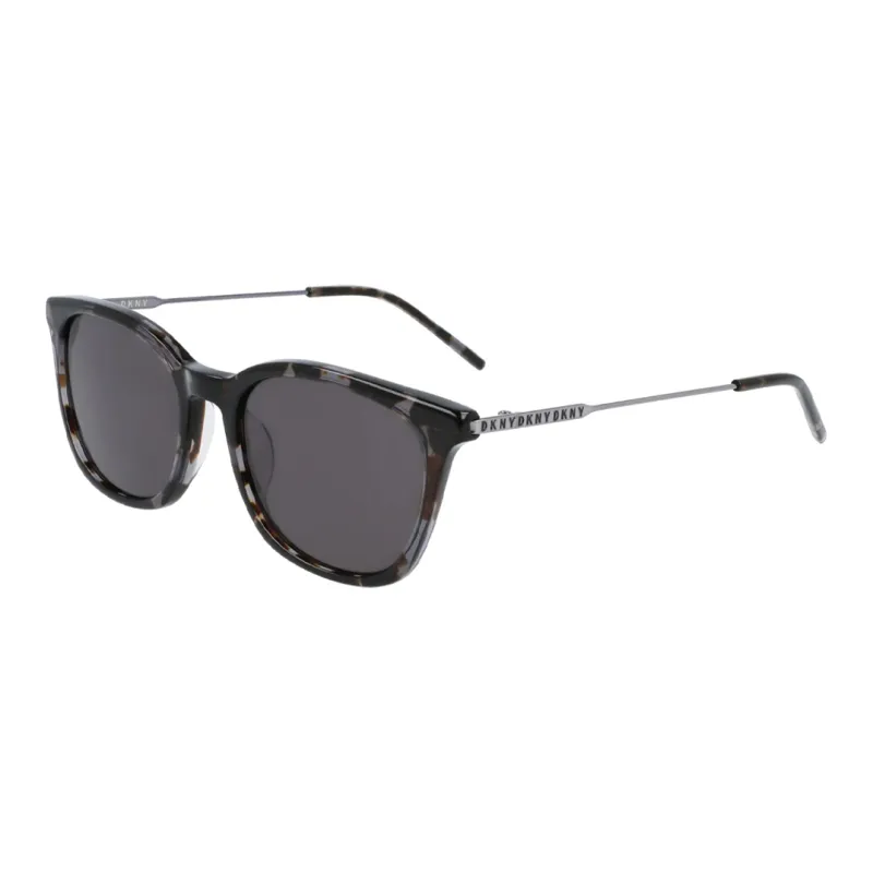 DKNY Acetate Irregular Shape Sunglasses Unisex Black-0