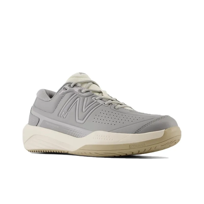 New Balance NB 696 V5 Slip Resistant Low Top Tennis Shoes Men's Gray-2