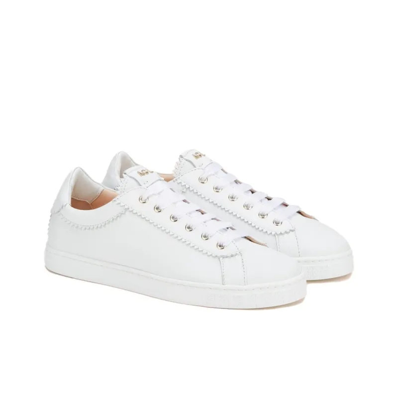 AGL Low-Top Skateboard Shoes Women's White-3