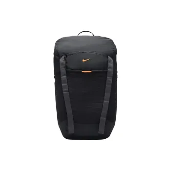 Nike Fabric Backpack Regular Unisex Black & Coal Black & Dutch Orange