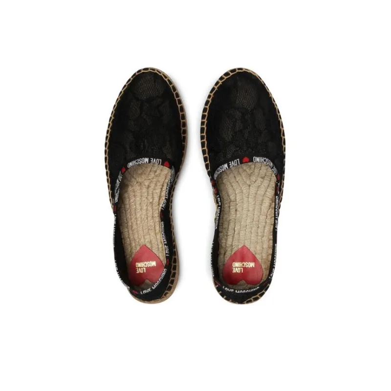 LOVE MOSCHINO Espadrilles Women's Black-4