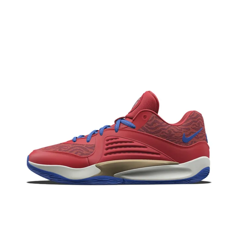Nike KD 16 Durable Breathable Low-Top Basketball Shoes Men's Red-0