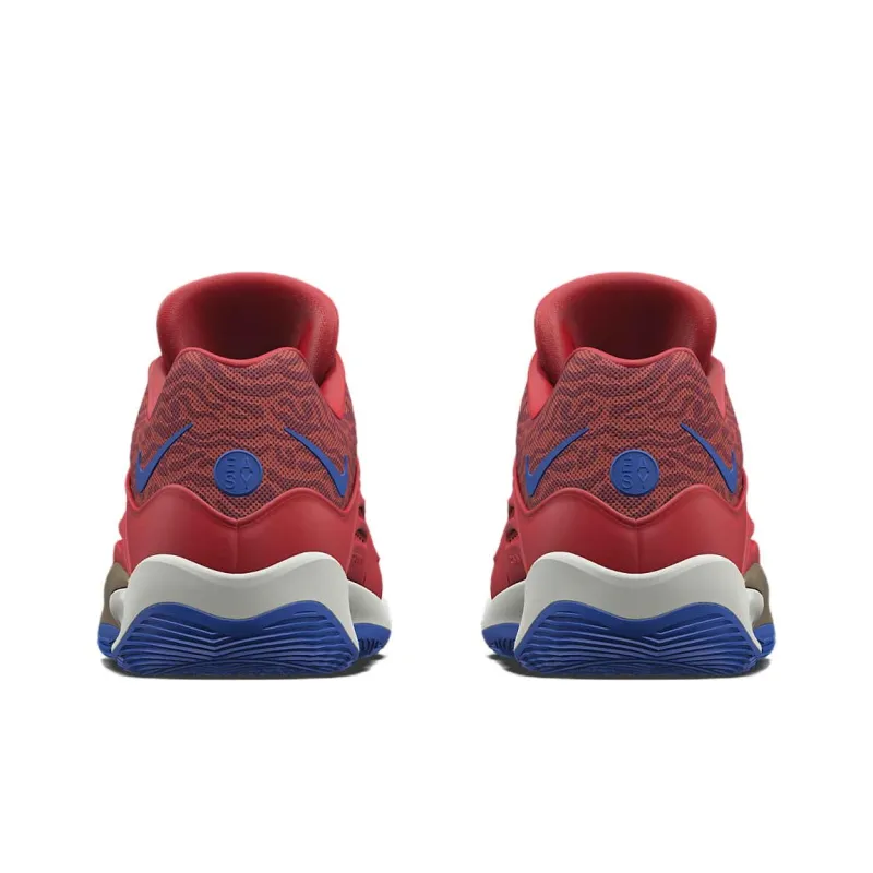 Nike KD 16 Durable Breathable Low-Top Basketball Shoes Men's Red-4