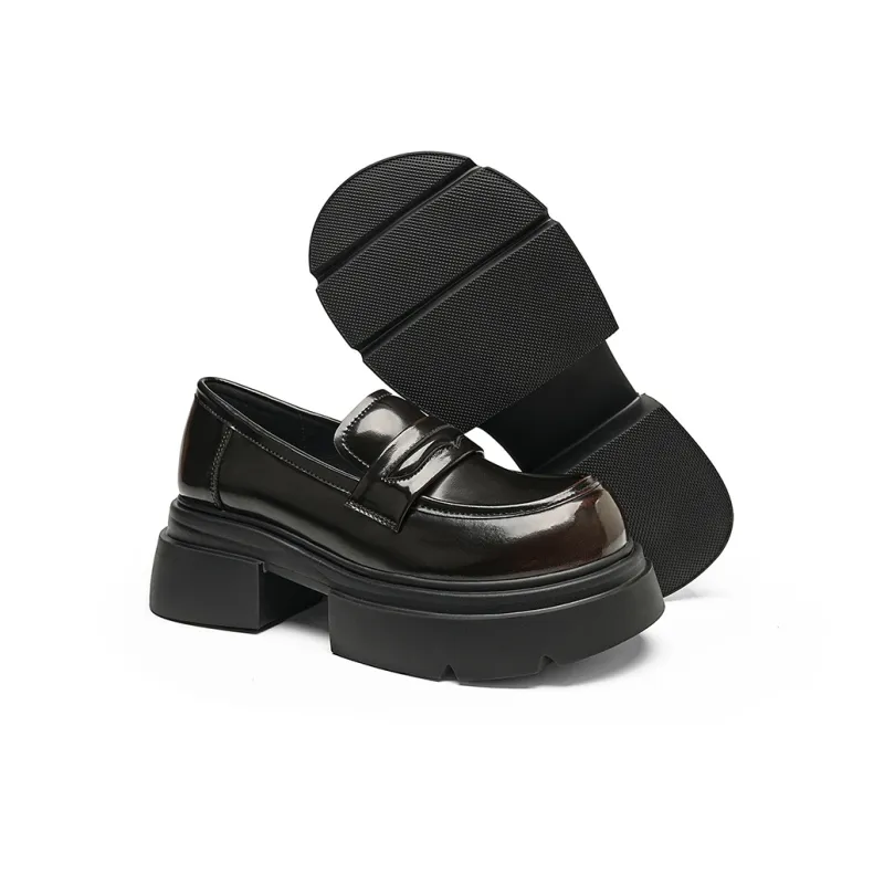 EBLAN Loafers Women's Brown-4
