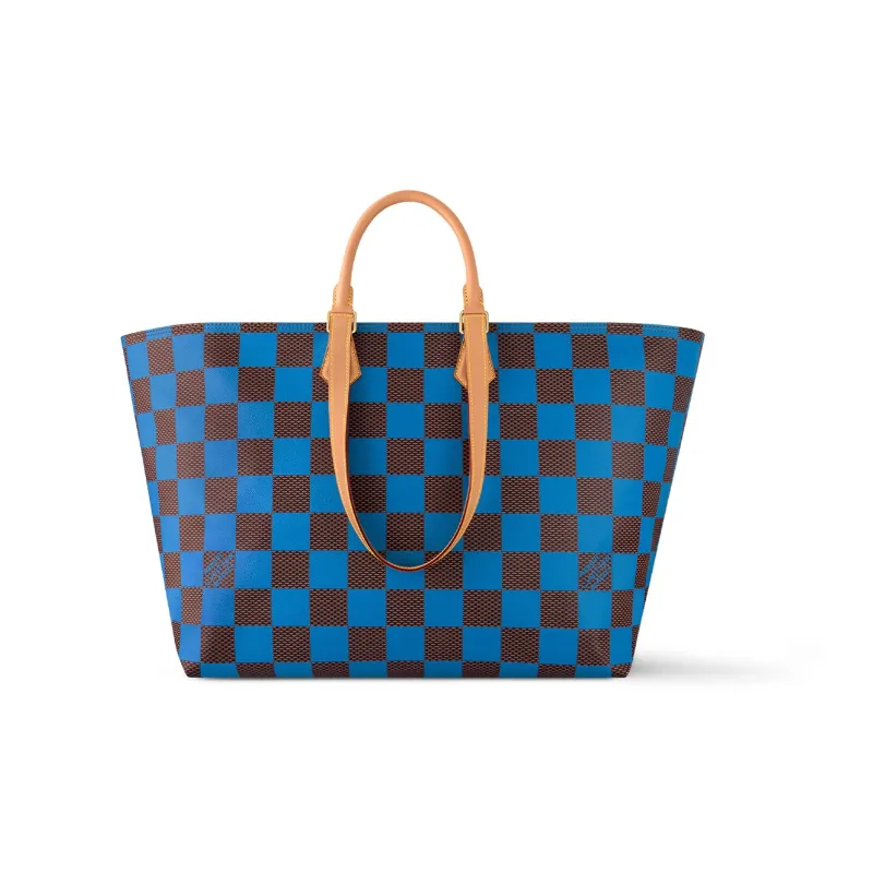 LOUIS VUITTON Sac Plat Soft Damier Pop Blue-2