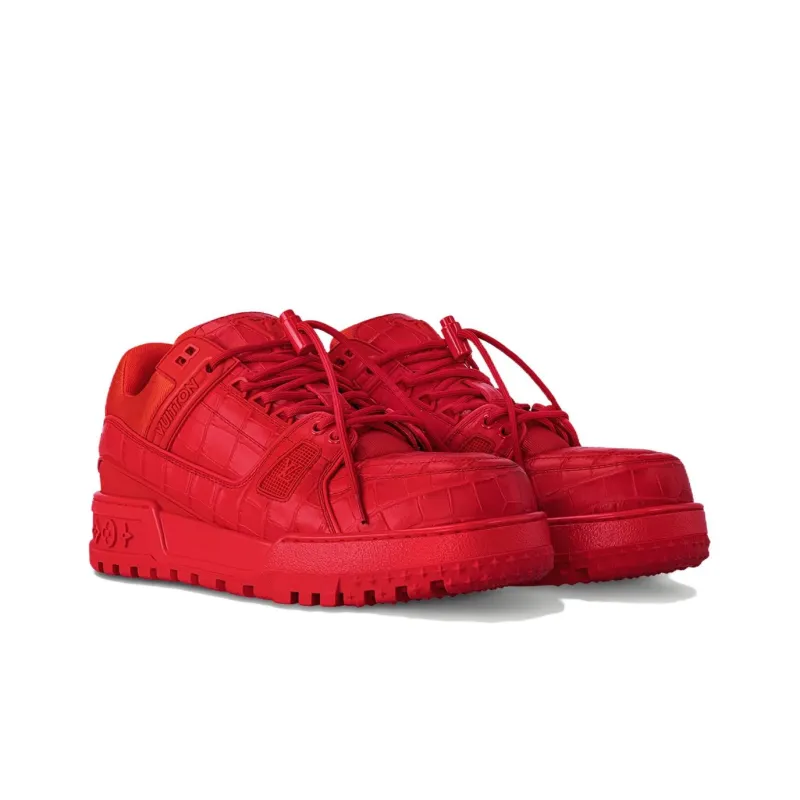 LOUIS VUITTON LV Trainer Maxi Sneaker Red-1
