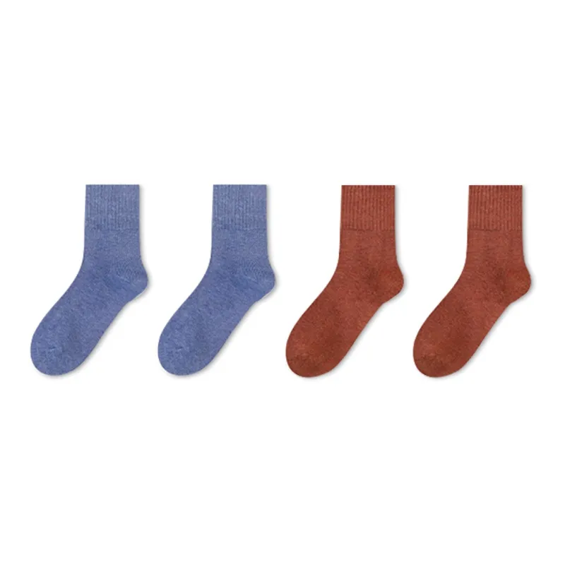 LUOLIAN Mid Calf Socks Women's 4 Pack-24