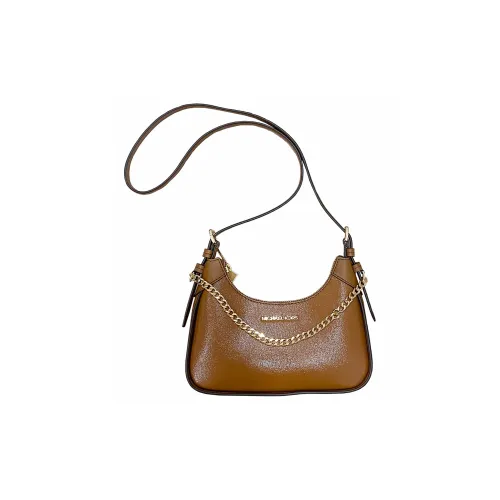 MICHAEL KORS Wilma Leather Shoulder Bag Crossbody Bag Small Size Women's Brown
