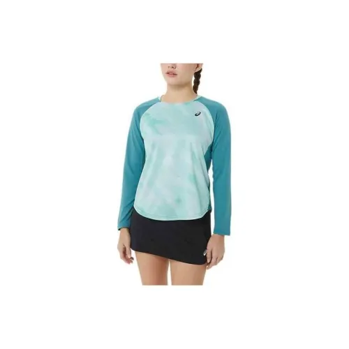 Asics TENNIS LS T-Shirts Women's Blue