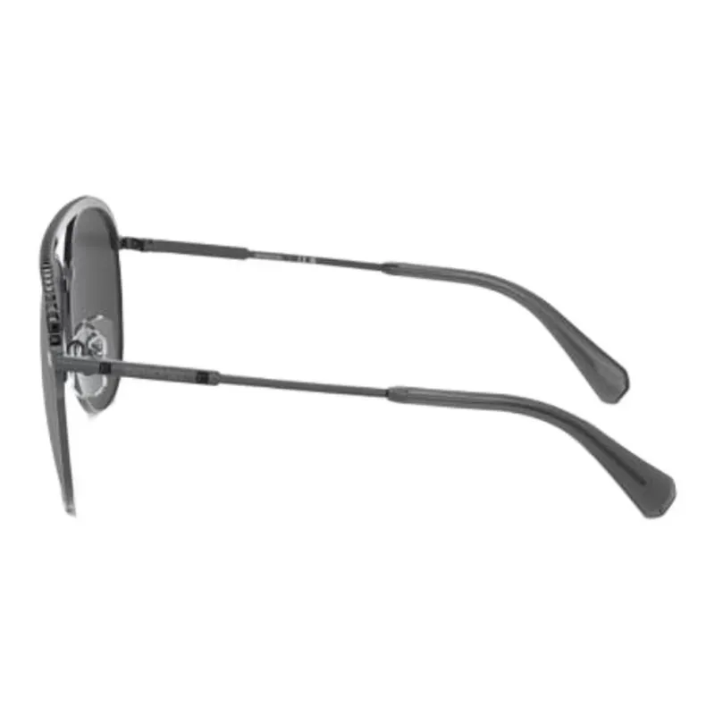 Swarovski Metal Aviator Sunglasses Men's Black-2