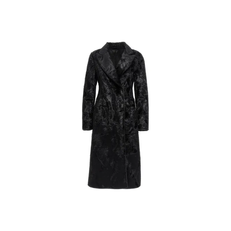 ALBERTA FERRETTI Coats Women's Black-1