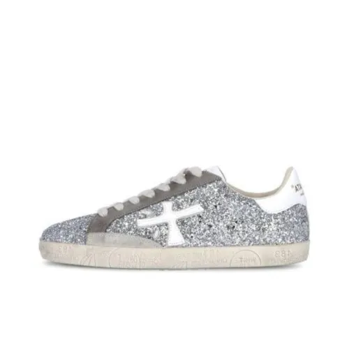 PREMIATA Steven Low-Top Skateboard Shoes Women's Silver