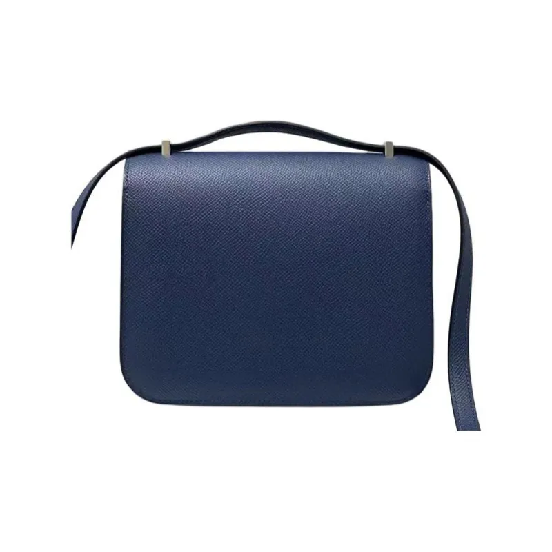 HERMES Constance Epsom Leather Shoulder Bag Crossbody Bag Mini Women's 7U Navy Navy-2