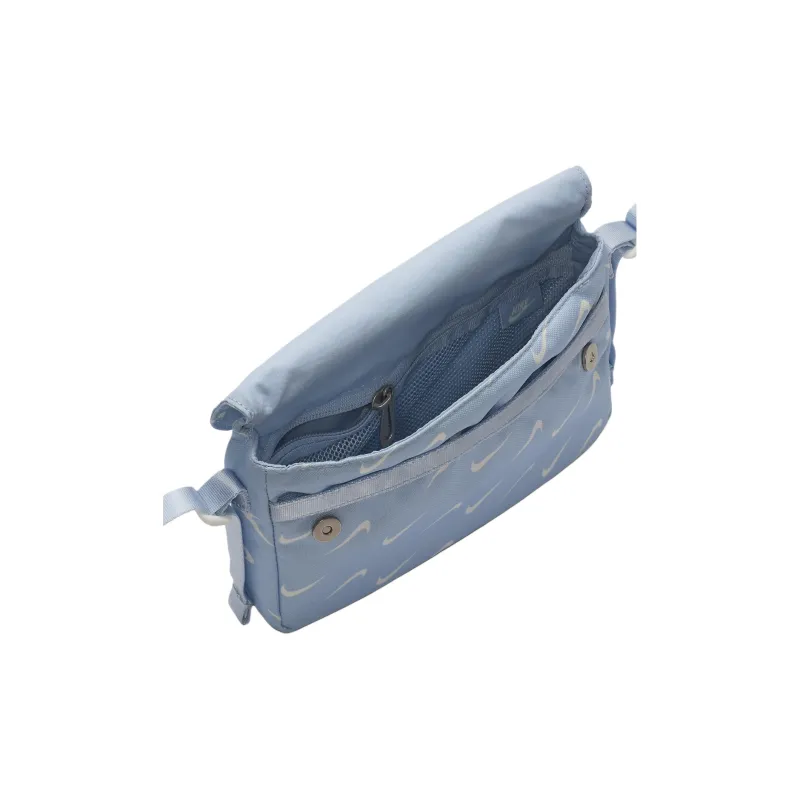 Nike Polyester Sports Bag Shoulder Bag Crossbody Bag Women's Light Blue-3