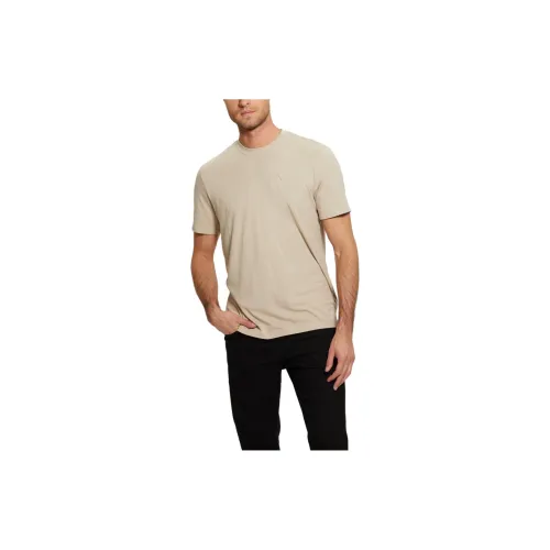 GUESS T-Shirts Men Brown