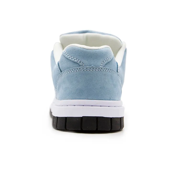 YIBONI Coverage Anti Slip And Wear Resistant Low Top Skateboard Shoes Unisex Light Blue-4