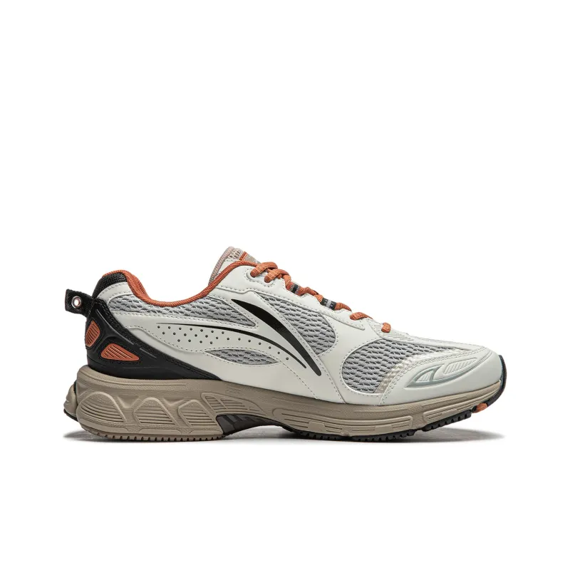 LiNing Shake 2.0 Cushioned Anti Slip And Wear Resistant Lightweight Low Top Running Shoes Men's Gray Black-1