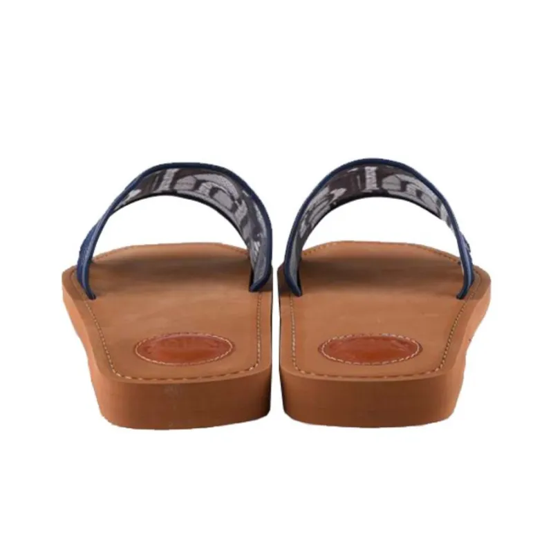 Chloe Slide Slippers Women's Blue-5