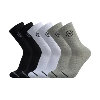 LiNing Mid Calf Socks Unisex 6 Pack