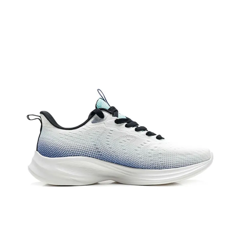 XTEP Running Shoes Men Low Top Sail White/Purple Blue/Tranquil Blue-1