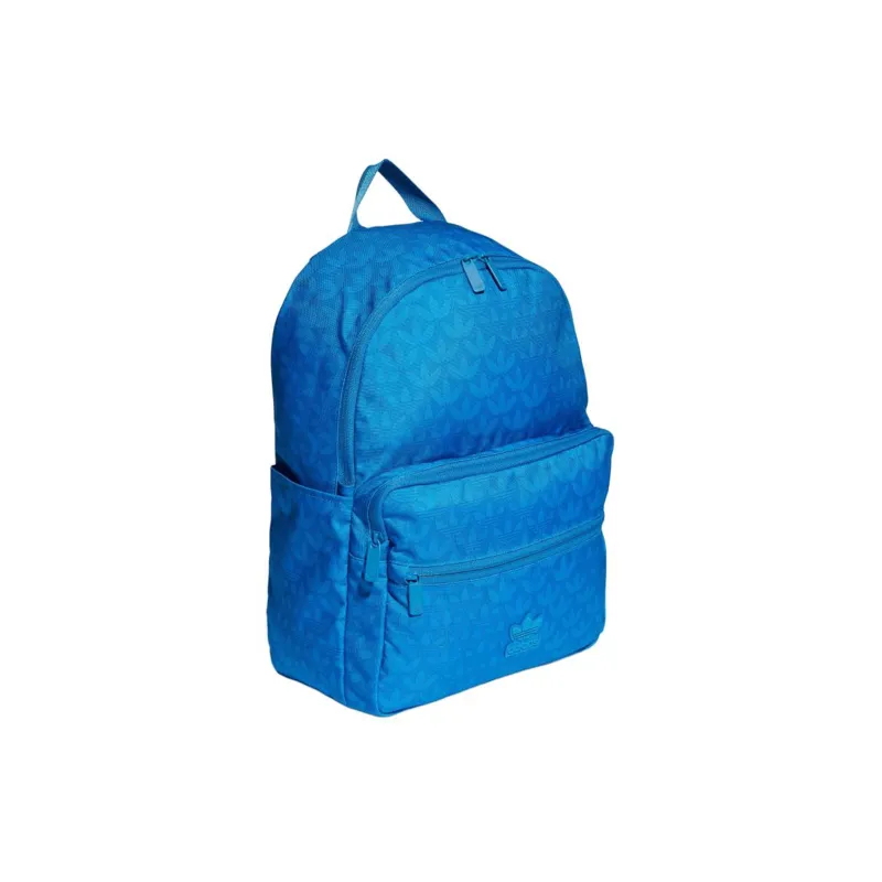 Adidas Originals Recycled Polyester Plain Weave Fabric Backpack Regular Unisex Bright Blue-1
