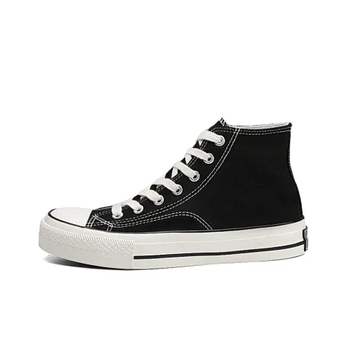 Tonlion Canvas Shoes Unisex Mid-Top