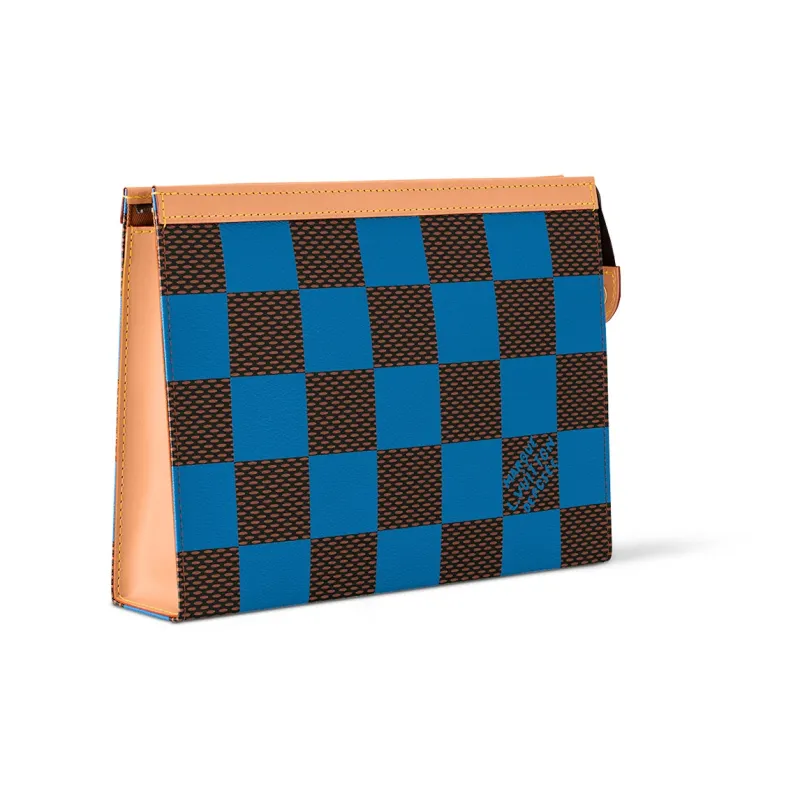 LOUIS VUITTON Pochette Voyage Damier Pop Blue-1