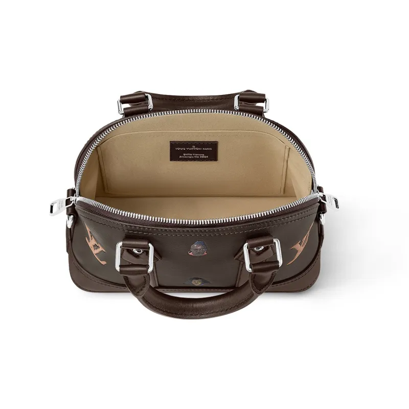 LOUIS VUITTON Alma 25 Henry Taylor Brown-3