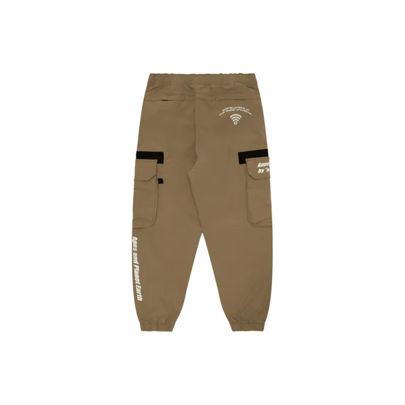 Aape Logo appliqué Tapered Cargo Trousers-1