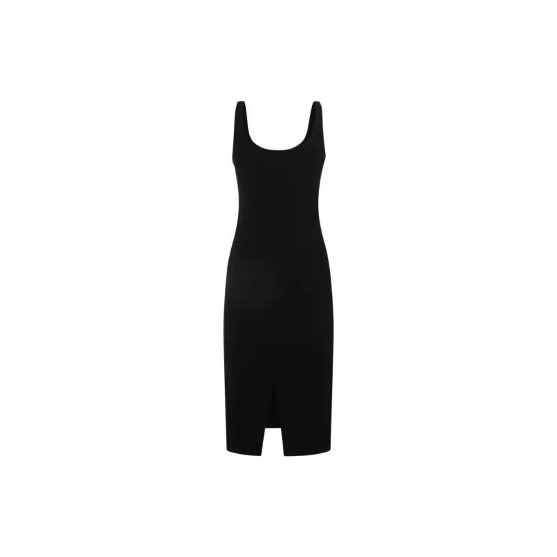 Blumarine Rose Plaque Cut Out Detailed Midi Dress-1
