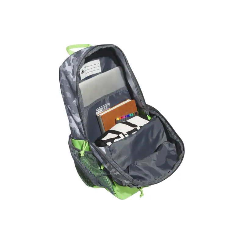 Adidas YOUNG BTS CREATOR Recycled Polyester Backpack Regular Men's Medium Gray With Half-Flash Green-3
