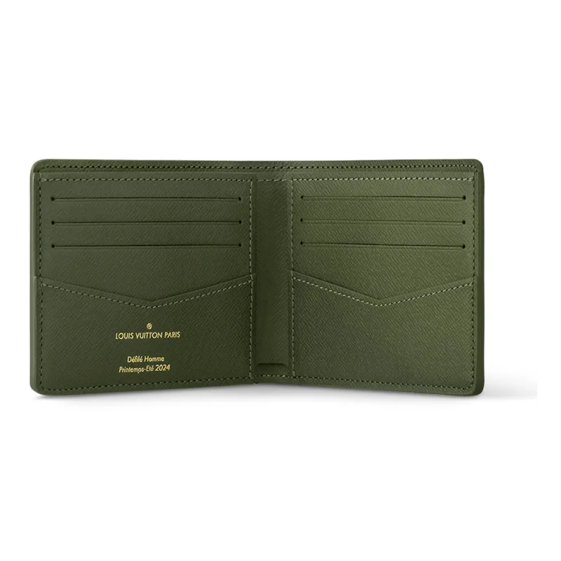 LOUIS VUITTON Slender Wallet Damoflage Green Damoflage Damier-3