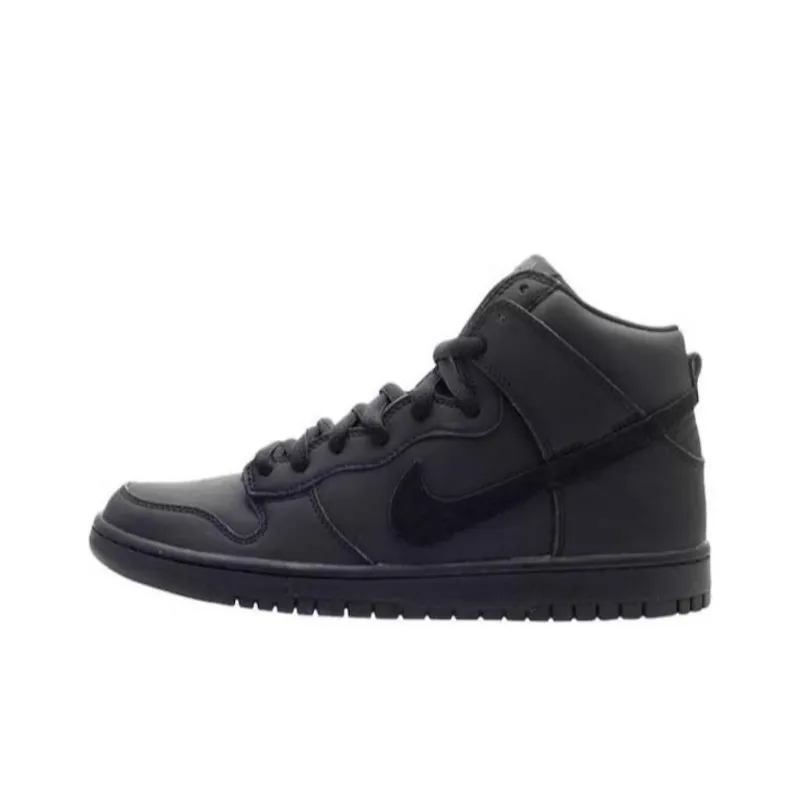 Nike Sb Dunk High Premium Black Waterproof-0