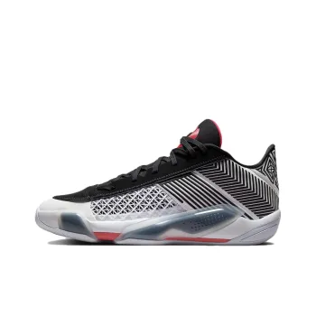Jordan 38 Low White Siren Red Black