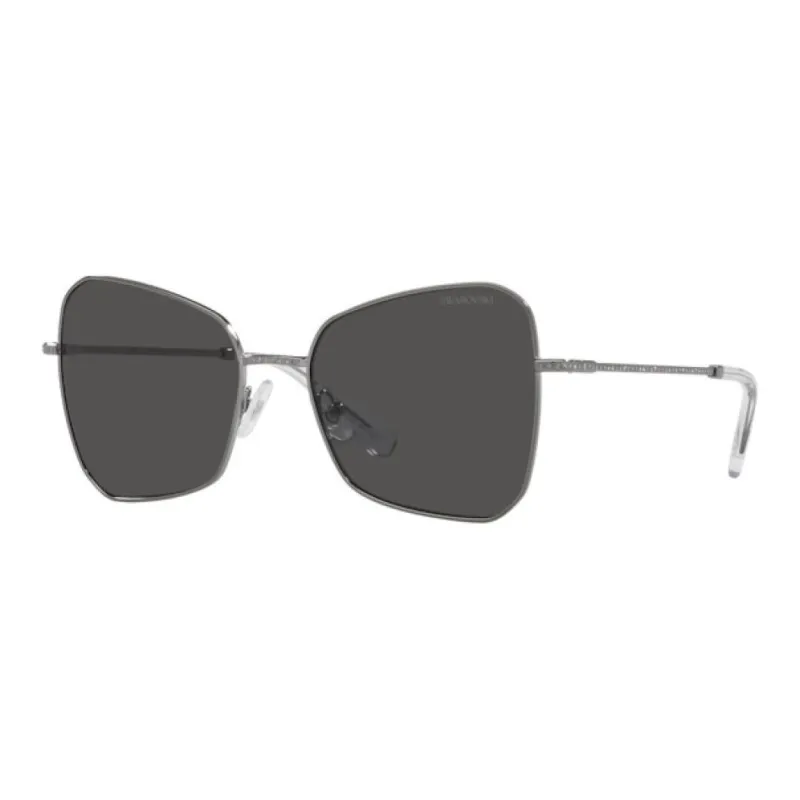 Swarovski Metal Butterfly Sunglasses Men's Gray-0