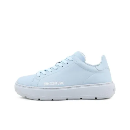 LOVE MOSCHINO Low-Top Skateboard Shoes Women's Blue