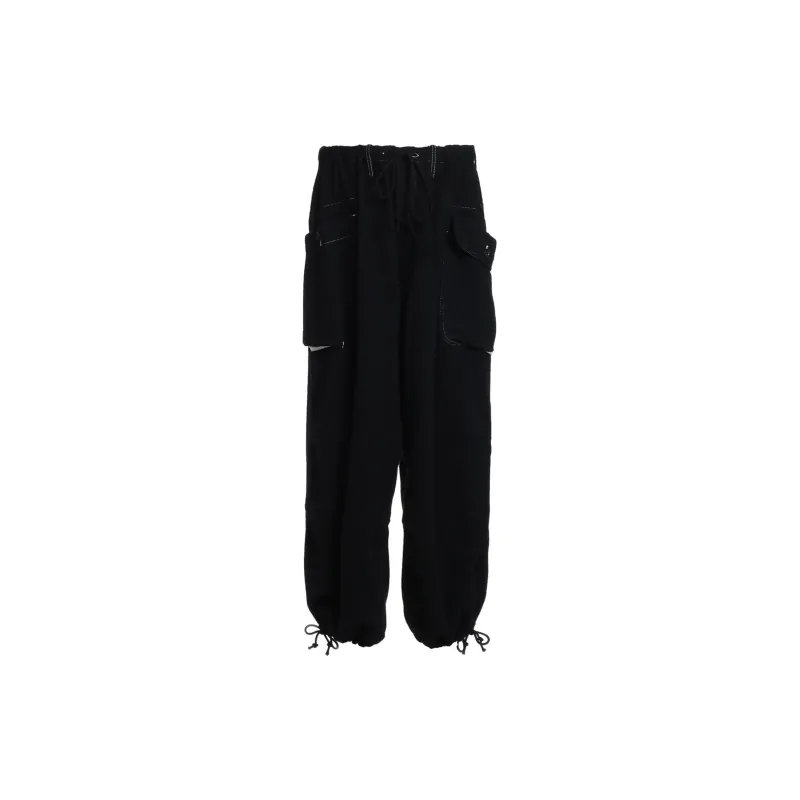 Yohji Yamamoto Cargo Pants Unisex Black-1