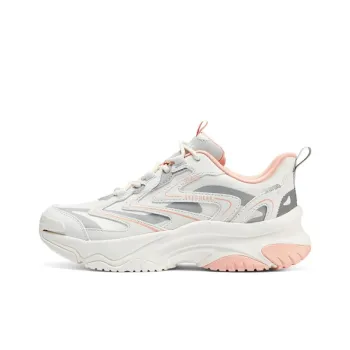Skechers Street Moonlit Shoes Cushioning Anti Slip And Wear Resistant Support Low Top Casual Shoes Women's White Pink