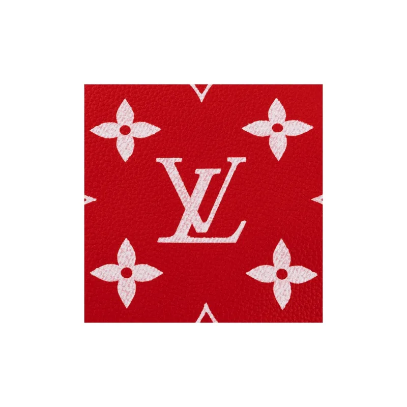 LOUIS VUITTON Speedy P9 Bandoulière 50 Monogram Leather Red-6