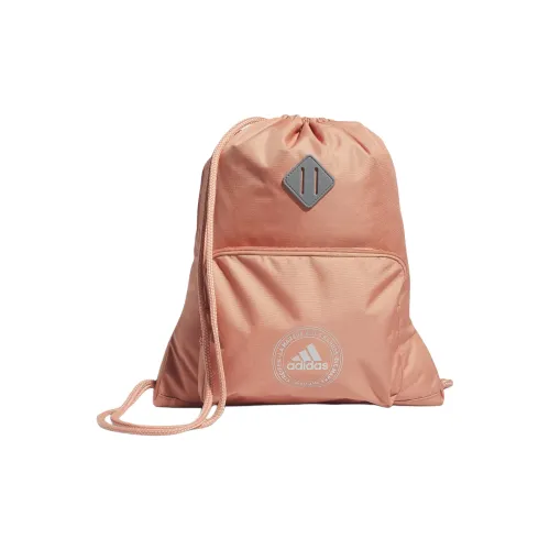 Adidas Backpacks Pink With Metallic Silver Accents