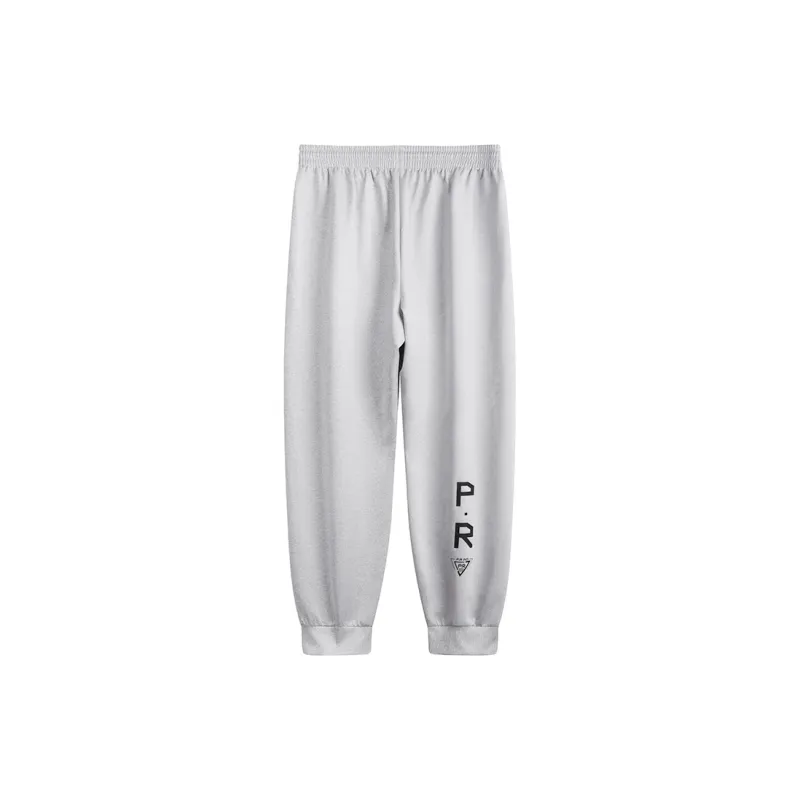 P.R IND Casual Pants Unisex Light Gray-1