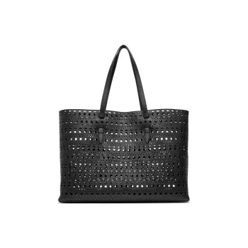 Alaia Mina 44 Openwork Tote Bag