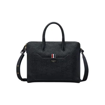 THOM BROWNE Logo Detailed Laptop Bag